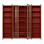 Mid Century Afra & Tobia Scarpa Italian Red Lacquer 1960s Modular Wall ...