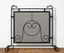 Vintage Fire Guard Firescreen Wrought Iron Firewall 1950s Brutalism ...