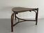 Bamboo And Wood Triangle Shape Coffee Or Side Table, 1960s, Germany ...