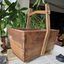Antique Wooden Trug Chinese Rice Grains Vegetables Old World Rustic ...
