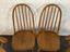 Set Of Ercol Style Quaker Back Dining Chairs. | Vinterior