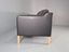 Vintage 3 Seater Sofa Danish Black Leather 1980s Retro Mid Century ...