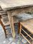 Large Rustic French Oak And Pine Farmhouse Table | Vinterior