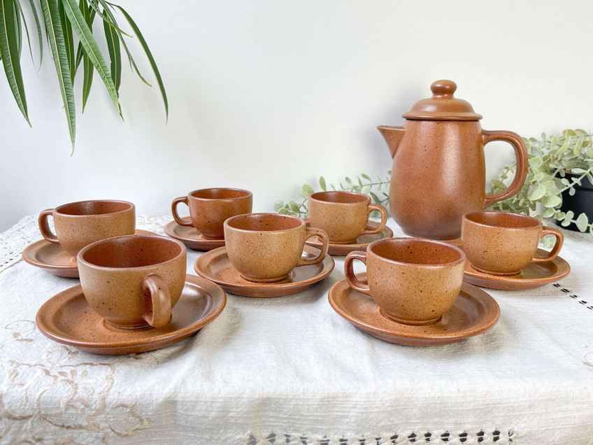 4 coffee mugs and a metal rack set Pepe Ganga Online main image 0