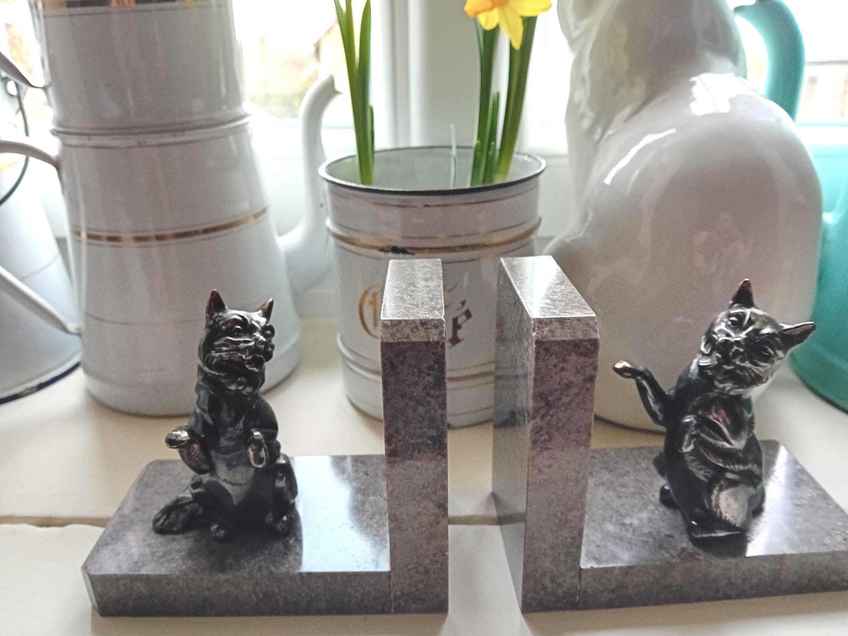 Art Deco Nuart Frankart Design Bookends | Vinterior