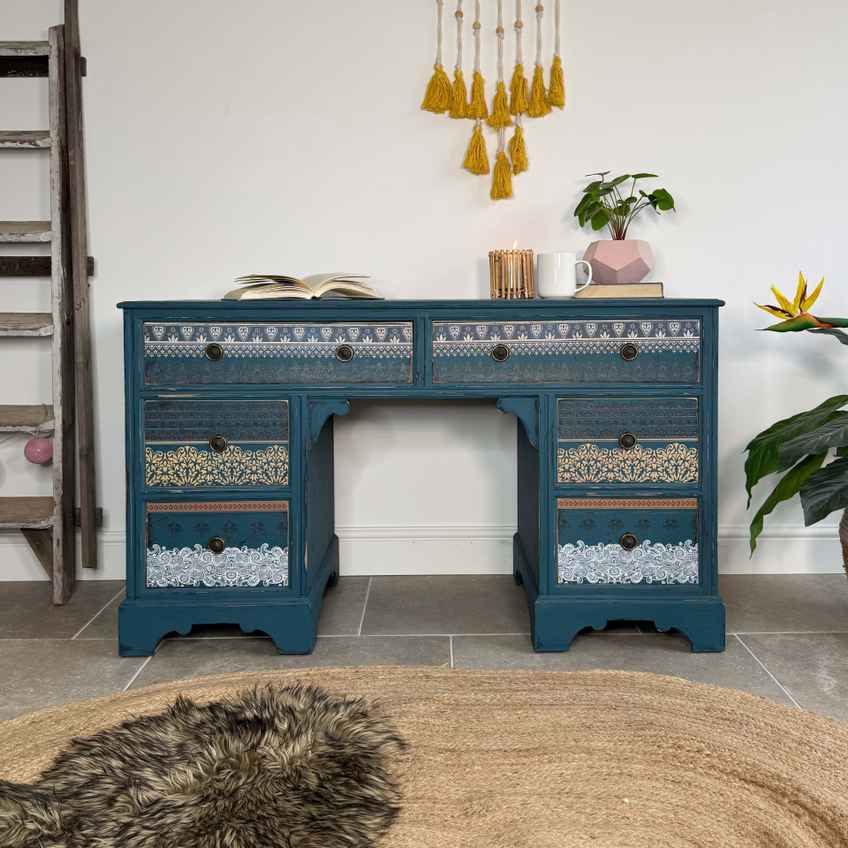 bohemian dressing table TM-5117 Bohemian Rosewood Dressing Table David Michael Furniture
