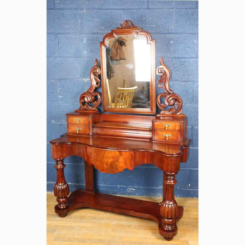 chinese dress ladies Victorian Dressing Table Set by William Comyns