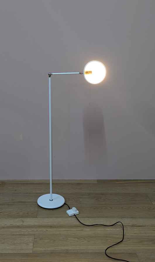 Original Midcentury Posable Floor Lamp By Busquet For Hala Zeist 