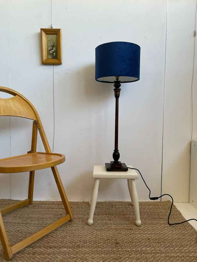 blue velvet dressing table chair Velvet/Linen Dressing Table Chair Small Guest Reception Stool Button P   Quildinc