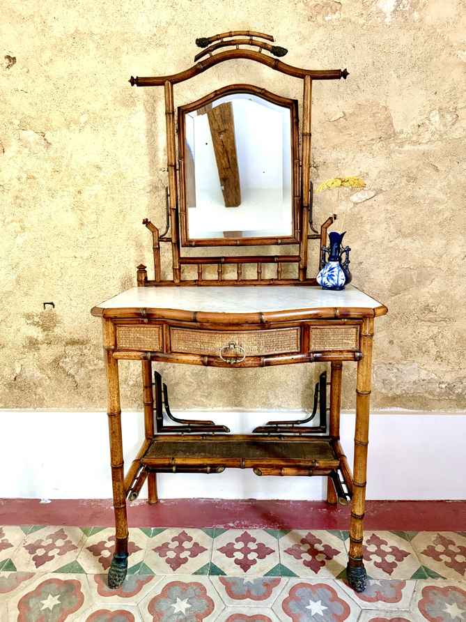 Antique C19th French Ladies Dressing Table, Brown | Vinterior