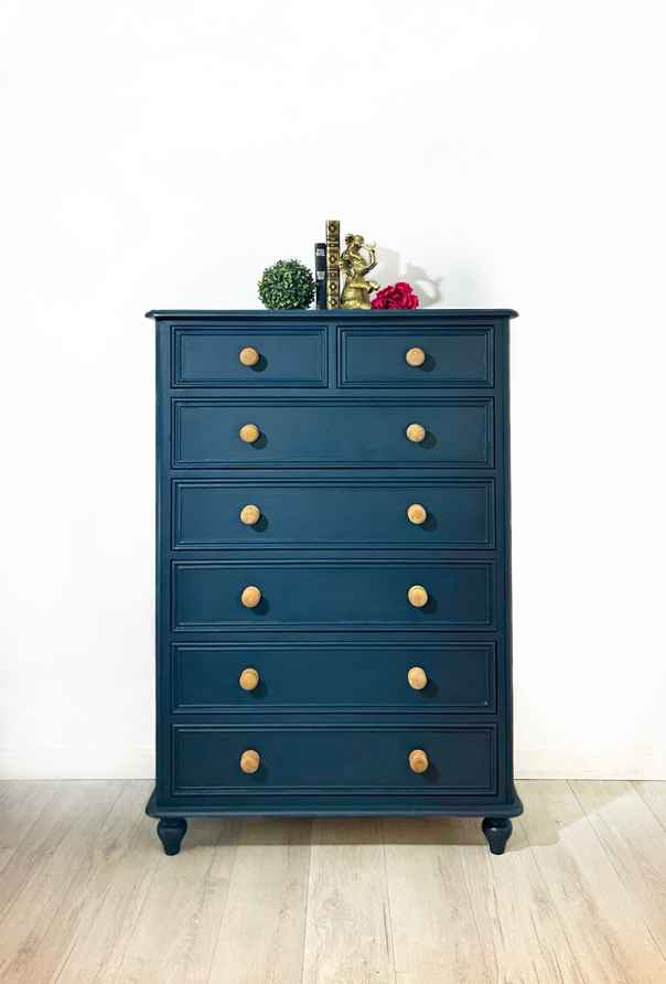 Royal Blue Dresser For Sale | Vinterior