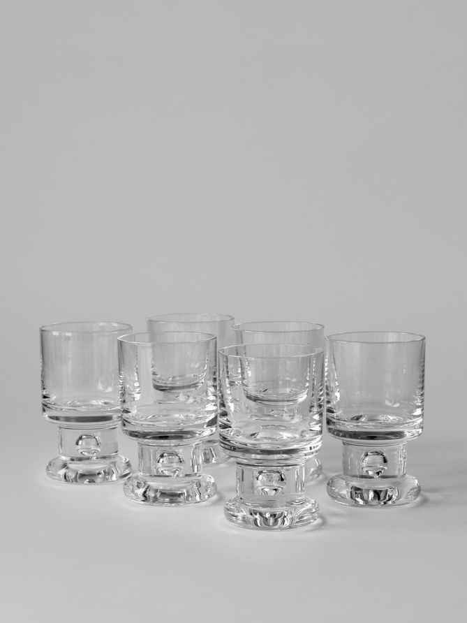 Set Of Coloured Glasses, Finnish Design, 1950s, Designer Tapio Wirkkala, Manufacturer Iittala Tapio Wirkkala