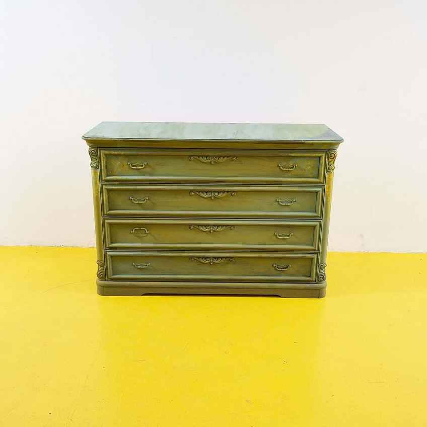 Vintage Green Dressers For Sale | Vinterior