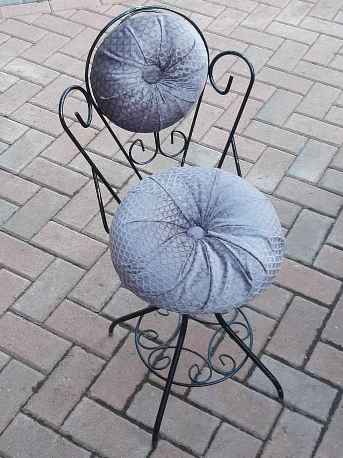 blue velvet dressing table chair Duhome Velvet Swivel Adjustable Height Stool Gray