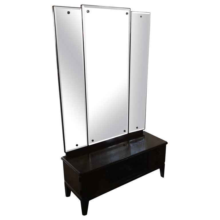 black colour dressing table Ragin Makeup Vanity dressing table With Usb Power Outlet And 3 Modes A