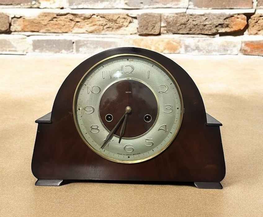 Smiths Art Deco 1930's Enfield Mantle Clock Westminster Chime