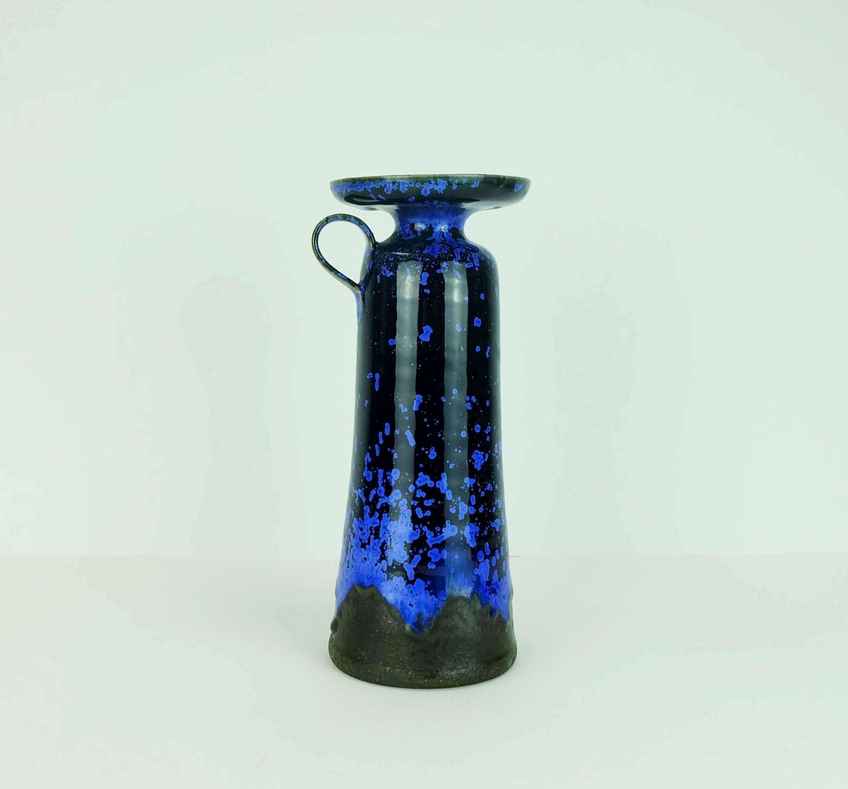 Ruscha 303 2 German Studio Pottery 70s Vase Mid Century 15cm