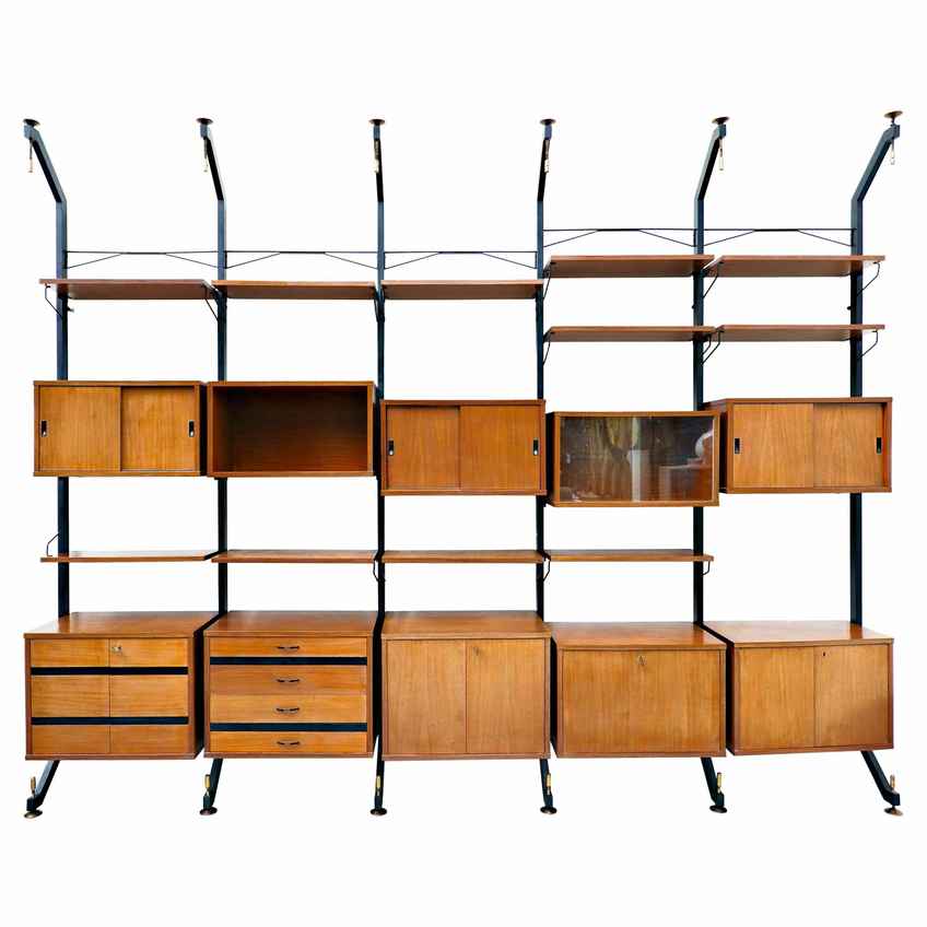 Ico Parisi Rosewood Wall Unit For Mim, Italy 1960s | Ico Parisi