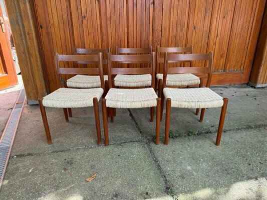 Set Of 6 Danish Mid Century Dining Chairs – Farstrup Model 206