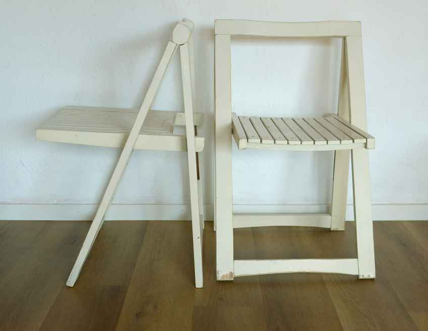 Vintage Trieste Folding Chairs By Aldo Jacober, Set Of 2 | Aldo