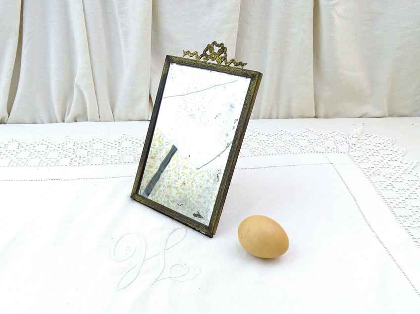 Old French glass ribbon frame. French Decoration Collection