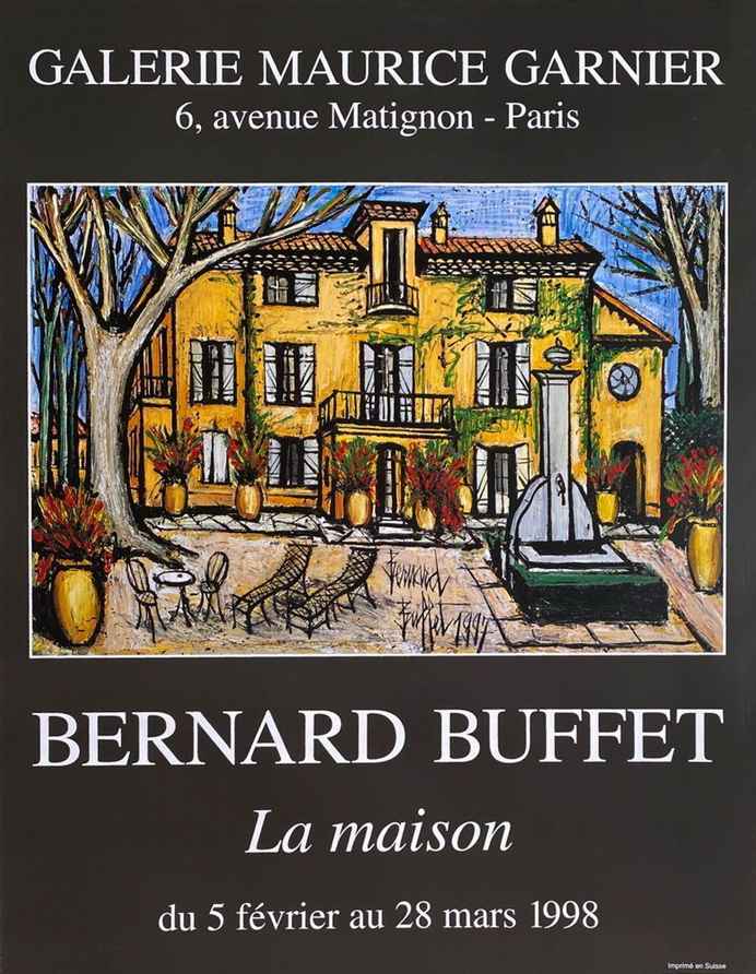1994 Bernard Buffet Maurice Garnier Gallery Poster | Bernard