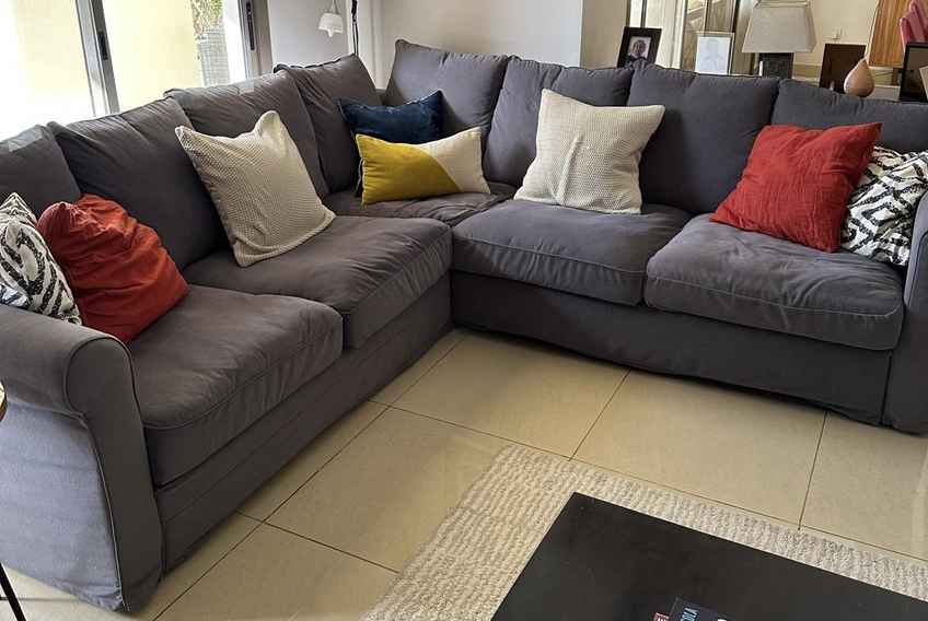 Ikea Backabro 2 Seat Sofa Grey, Already Dismantled And Ready For