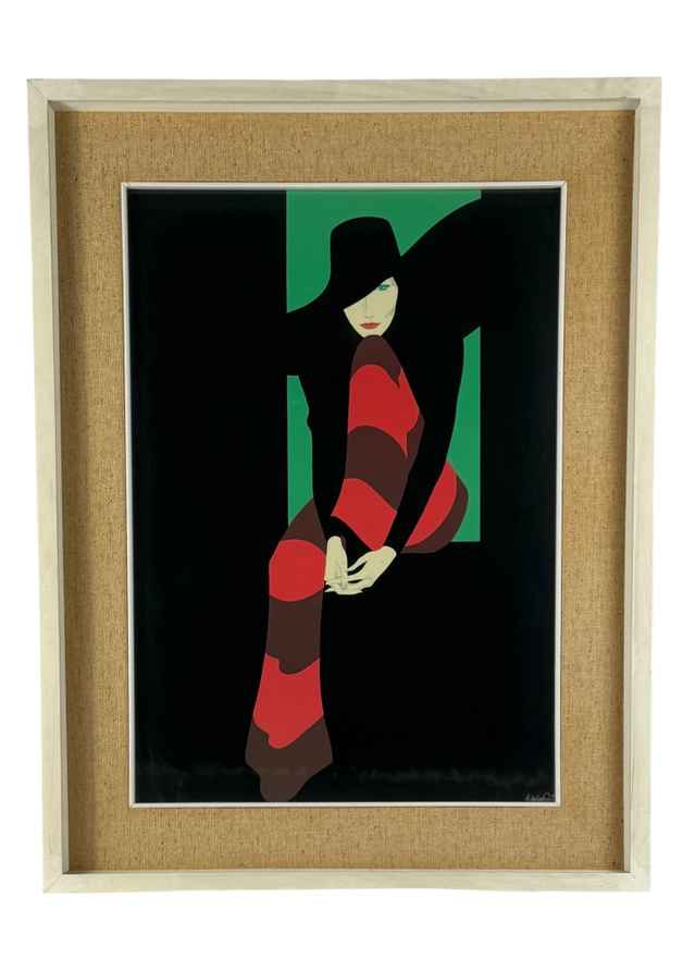 Amleto Dalla Costa, Original Serigraph Framed, Milan Italy 1980s