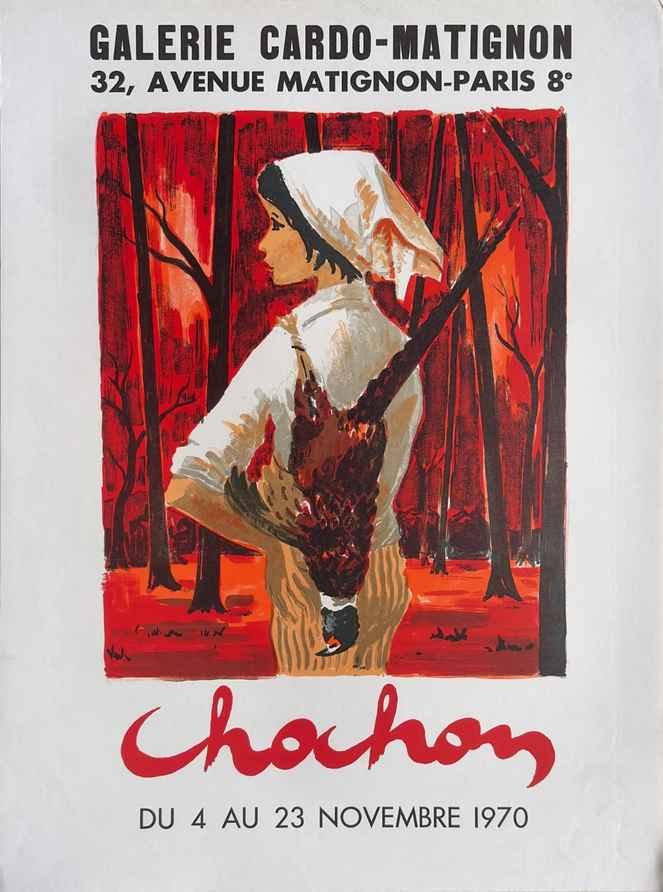 Alain Bonnefoit Lithographic Poster Lithographic Poster Expo Paris