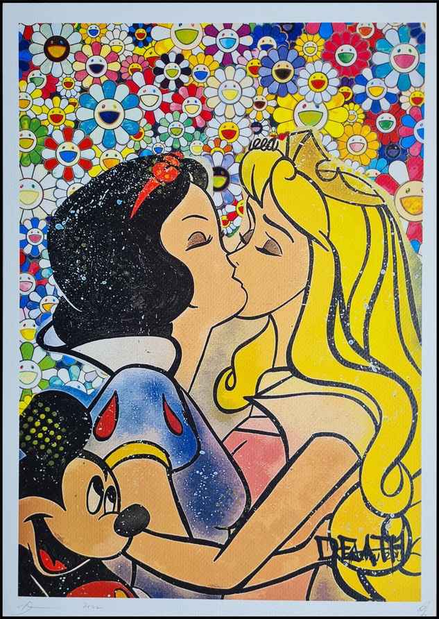 Death Nyc * Snow White * 45 X 32 Cm * Signed * Limited