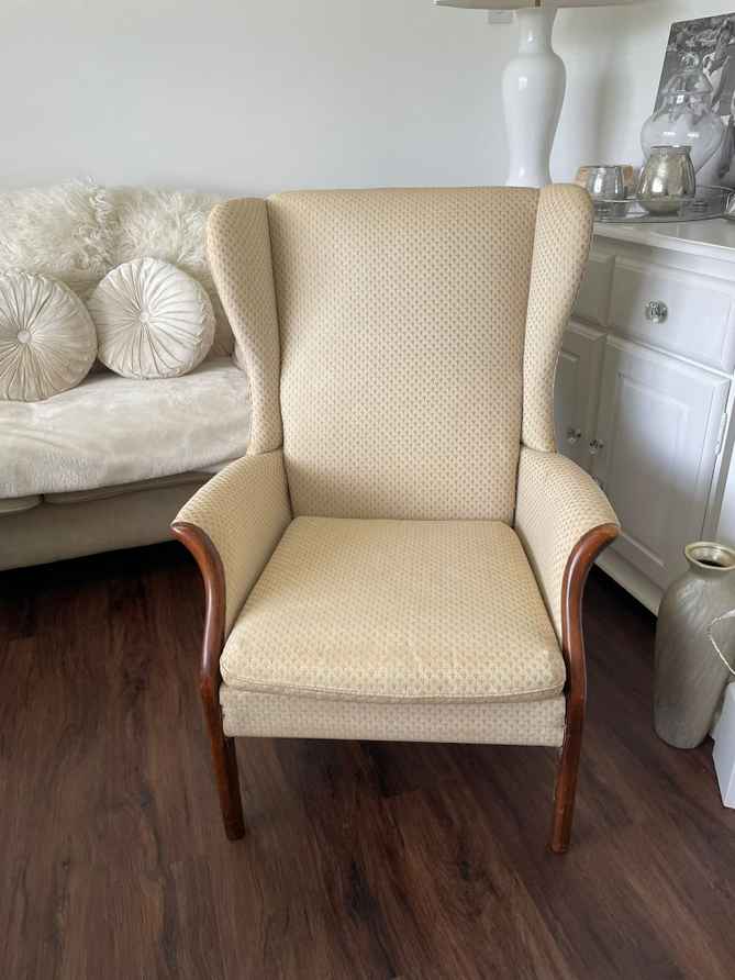 Vintage Parker Knoll Pk 720 Wing Back Fireside Armchair | Parker