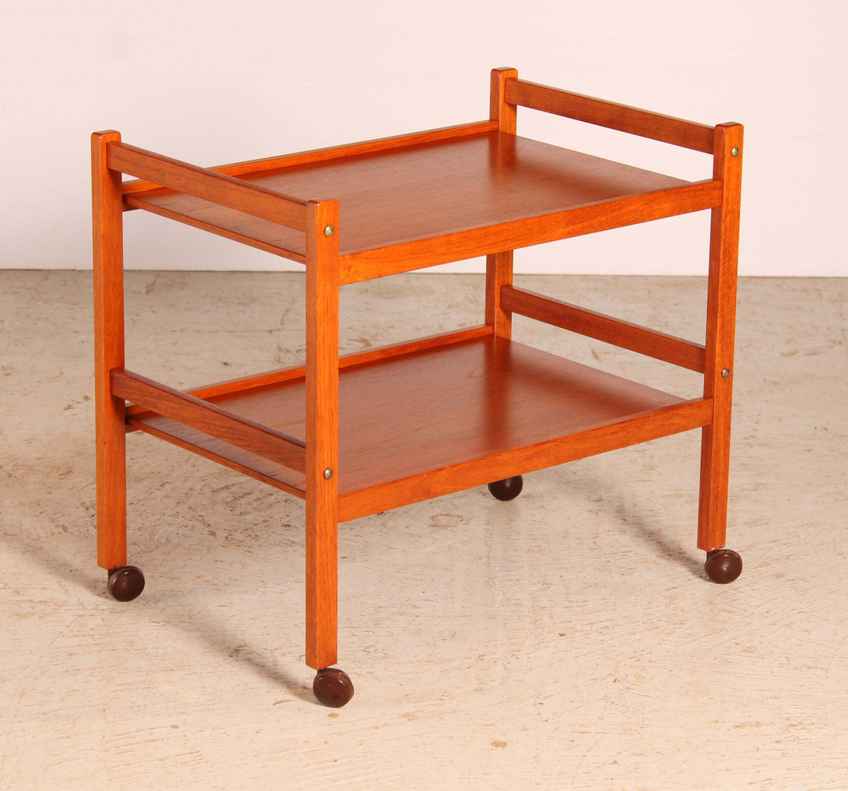 Dansk ダンスク クイストゴー Quistgaard Denmark Mid Century Dansk Jens Quistgaard Danish 2 Tier Round Trolley Lazy