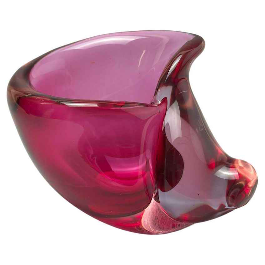 Flavio Poli　ムラノガラス/花器/ビンテージ/フラビオポリ Flavio Poli ムラノガラス ヴィンテージ花瓶 ブルー H30cm