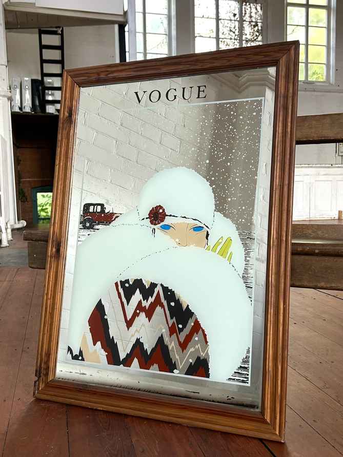 90s vintage pub mirror–50s Crosley Style 90s vintage pub mirror–50s Crosley Style 90s vintage pub mirror
