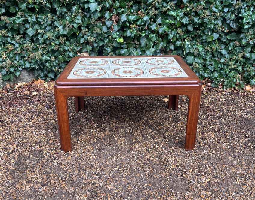 G Plan Teak Tiled Square Coffee Table | Leslie Dandy | G Plan