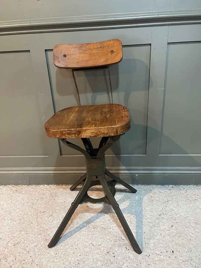 1930s DO/MORE・INDASTORIAL CHAIR USA 1930s DO/MORE・INDASTORIAL CHAIR USA Vintage Art Deco Industrial
