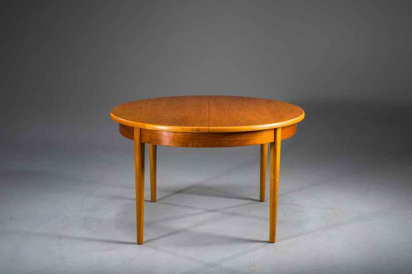 Original Midcentury G Plan Teak Extending Circular Dining Table