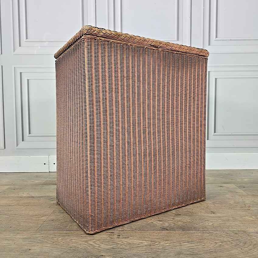 Retro Vintage Lloyd Loom Lusty Linen Woven Fibre Bedroom Laundry