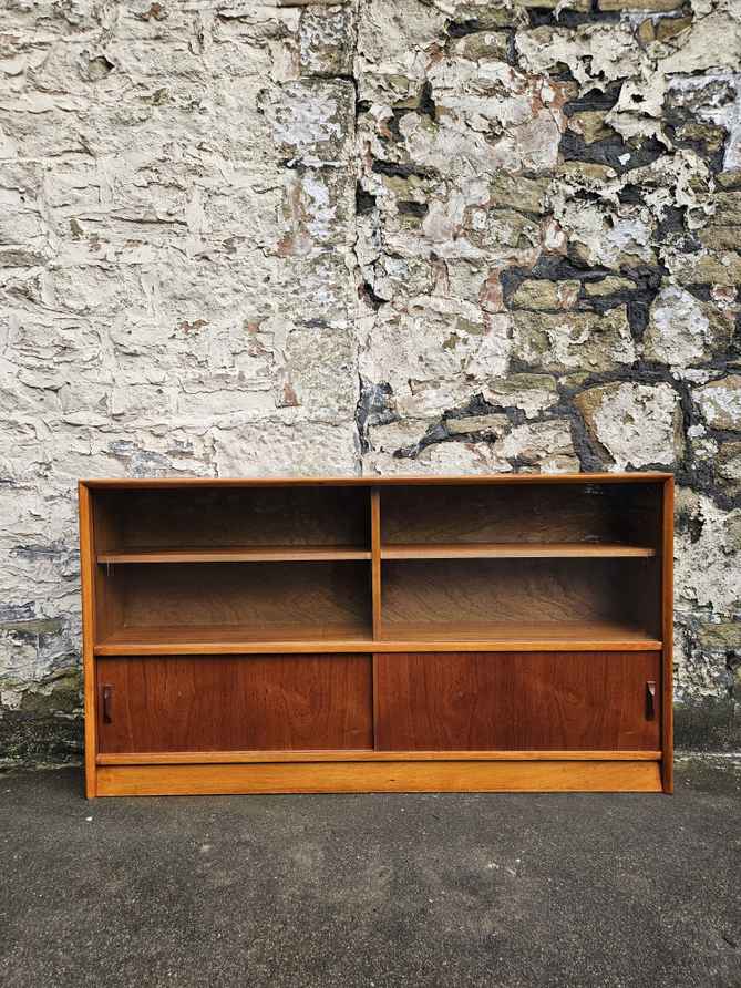 Bookcase Display/Cocktail Cabinet By Herbert E Gibbs In Golden Oak