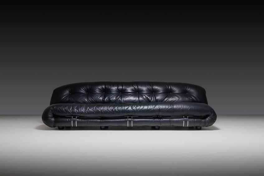 Afra & Tobia Scarpa “920” Three Seat Sofa For Cassina | Afra