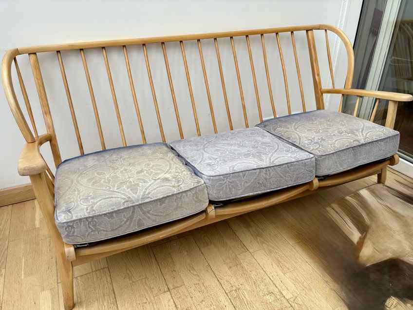 Ercol Light Elm Two Seat Sofa, Mid 20th Century | Lucian Ercolani