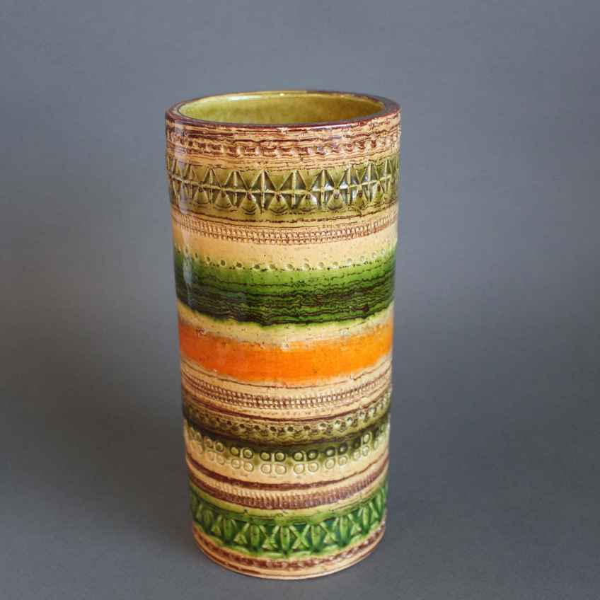 Xl Vintage Bitossi Ceramic Vase 