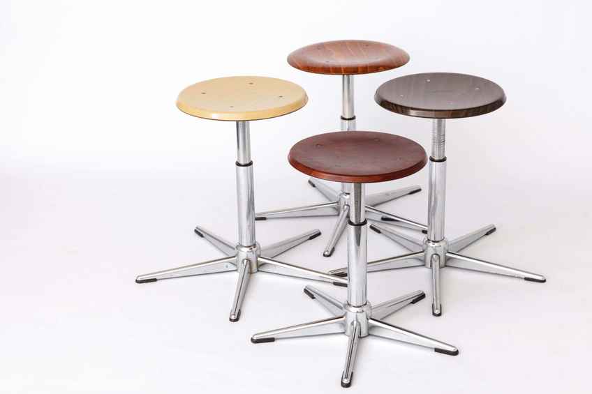 Mid Century “Hongisto” Stool Attr. To Ilmari Tapiovaara For