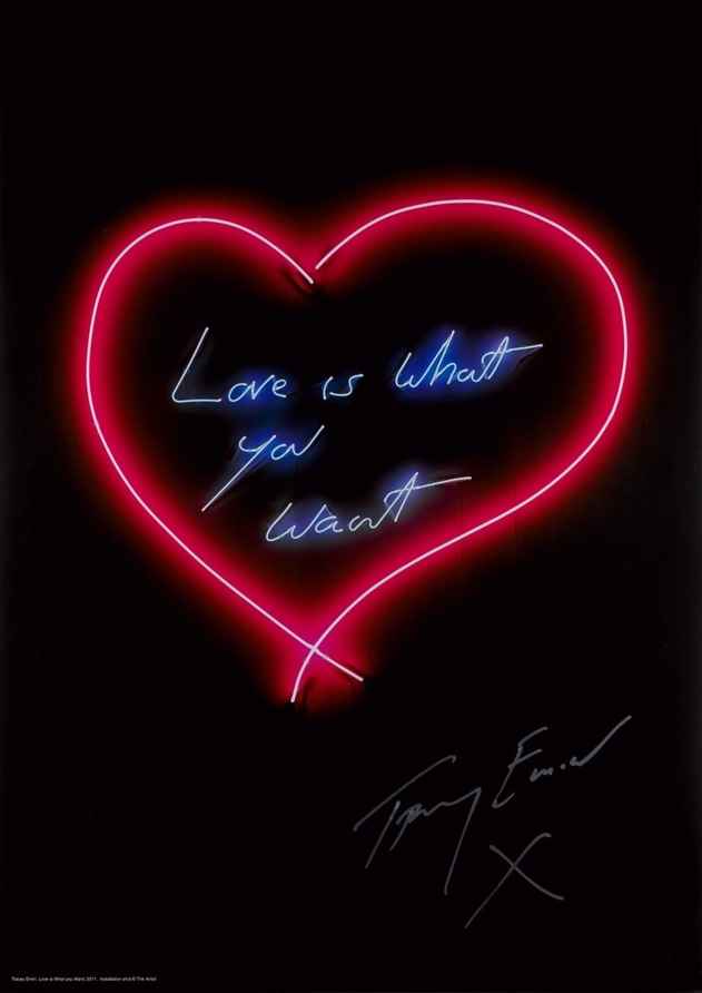 Tracey Emin No Substitute For Your Love | Vinterior
