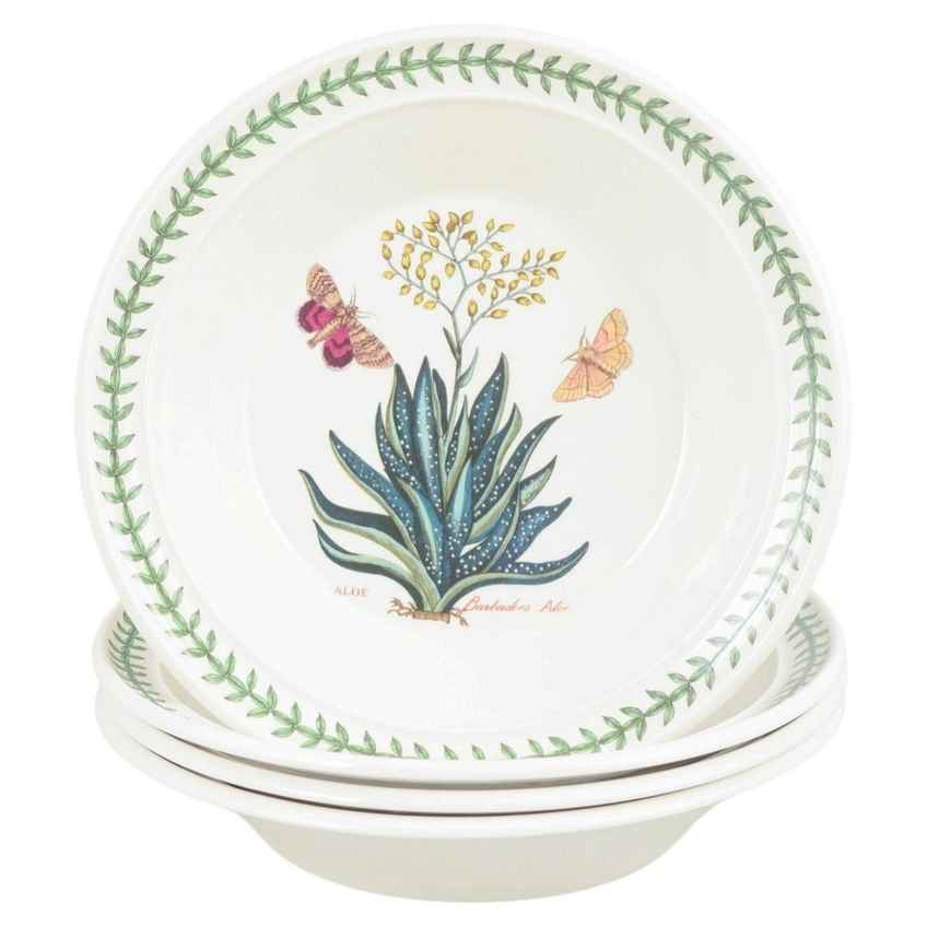 Portmeirion England. Set Of 4 Faience Lunch Plates. 