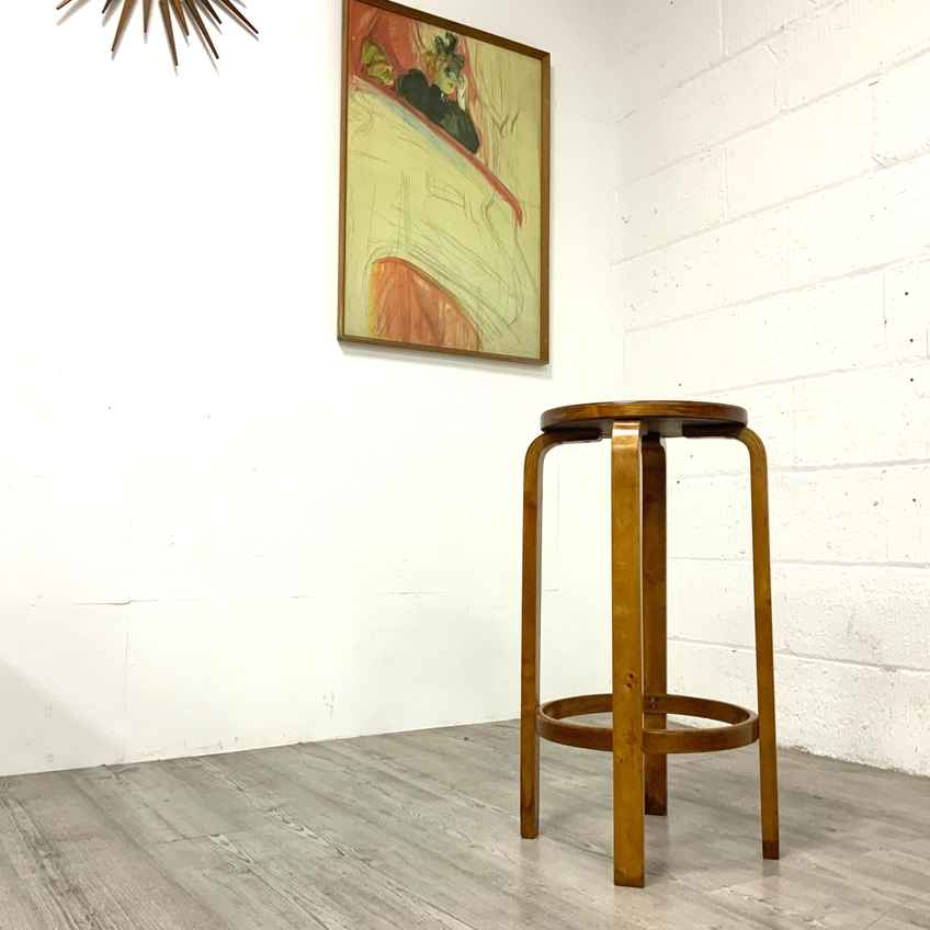 Vintage Ikea Frosta Bar High Stool With Bentwood Frame Similar To