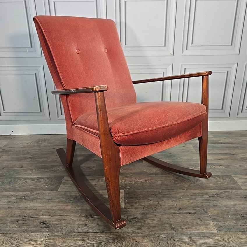 British Parker Knoll Rocking Chair Model Pk 1118 26 Mid Century