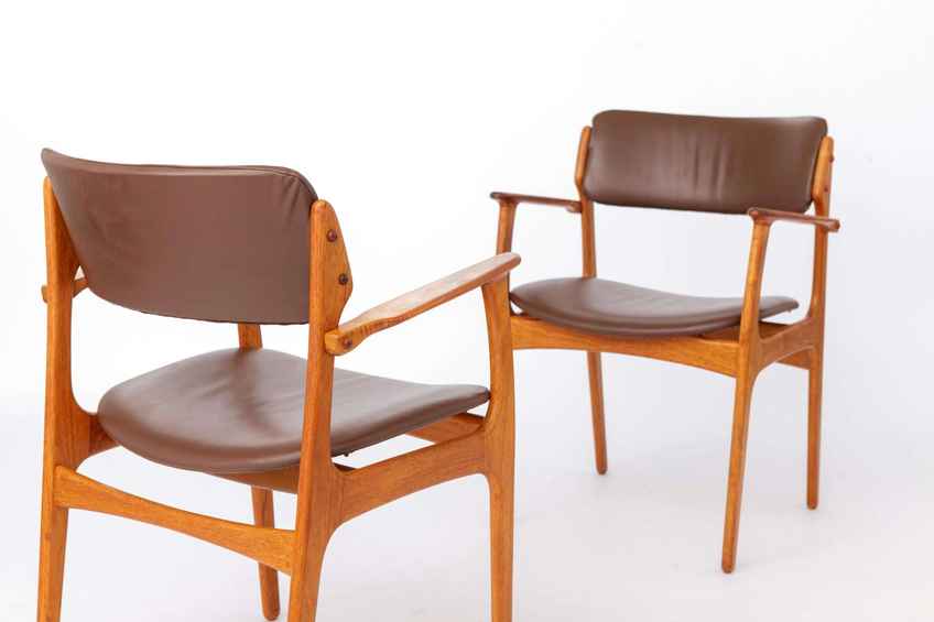 Set Of 2 Chairs Model 89 By Erik Buch For Anderstrup Møbelfabrik