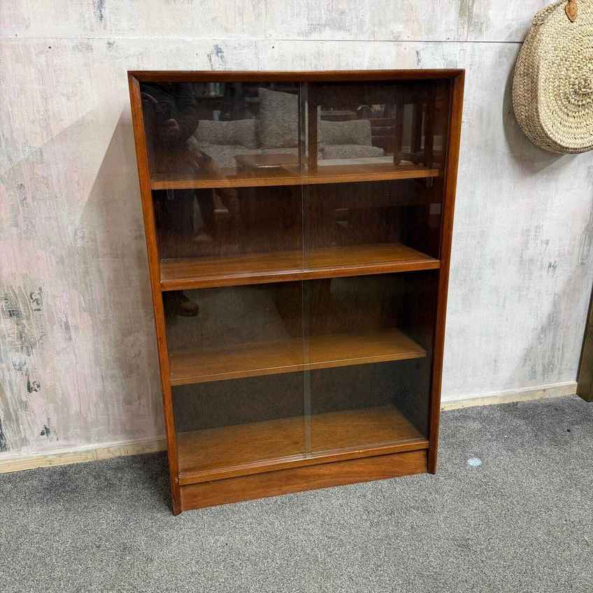 Herbert E Gibbs Bookcase With Glass Doors And Cupboards | A. G.