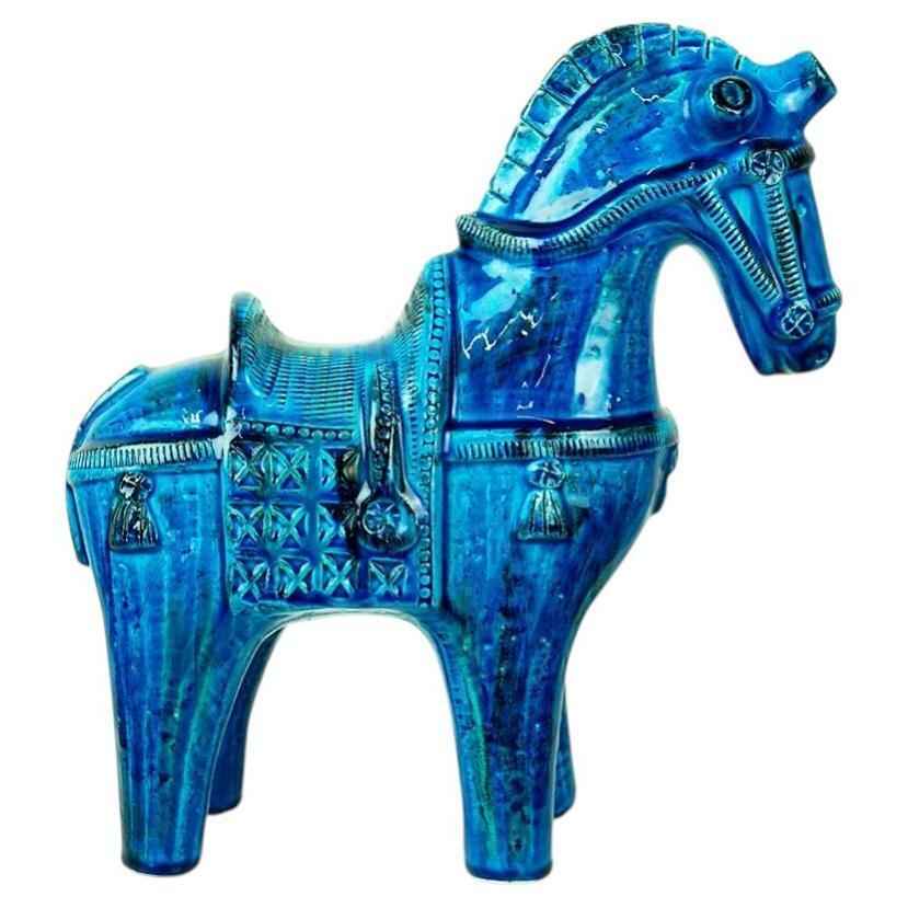 Bitossi Rimini Blu Ram Aldo Londi Bitossi Goat Made In Italy